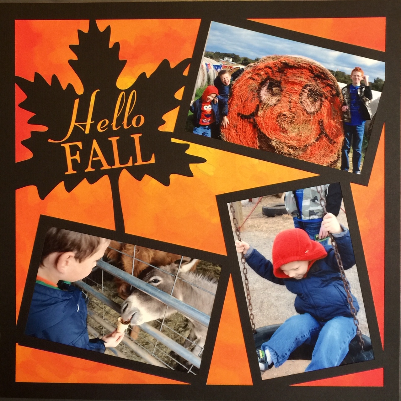 Hello Fall Left Sample: EZ Laser Designs
