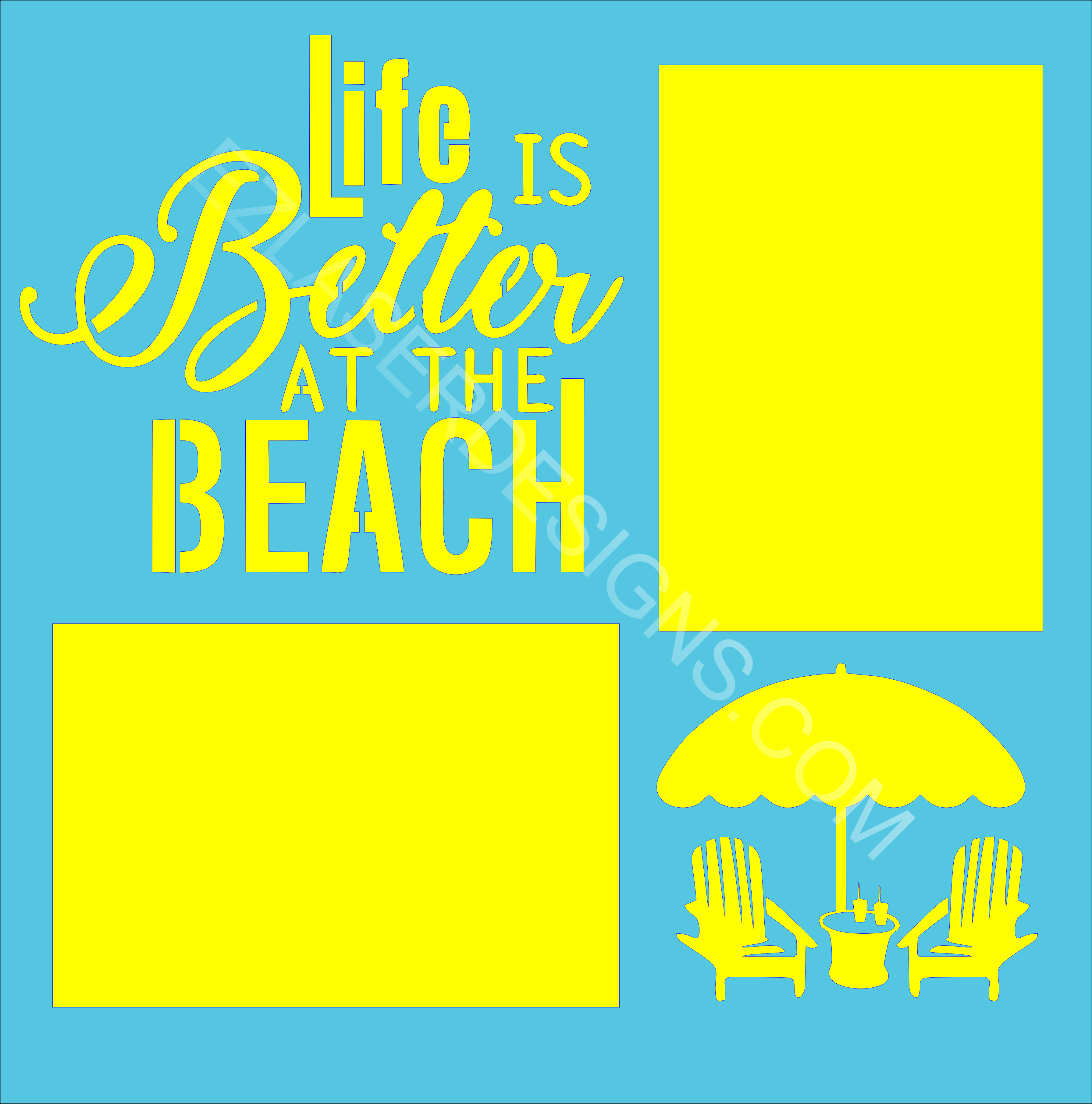 Life Is Better At The Beach Ez Laser Designs